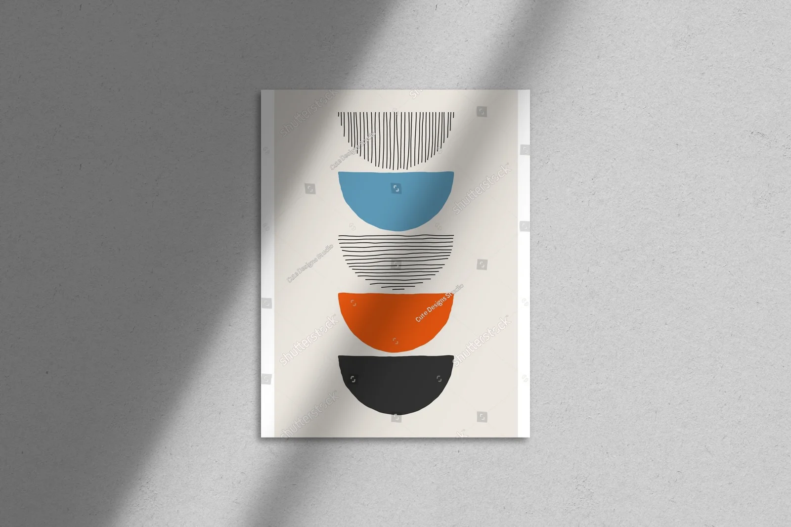 Geometryczne motywy w pastelowej palecie lat 20-tych