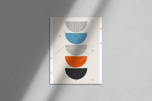 Geometryczne motywy w pastelowej palecie lat 20-tych