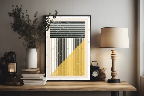 Nowoczesne geometrie w eleganckiej pastelowej tonacji