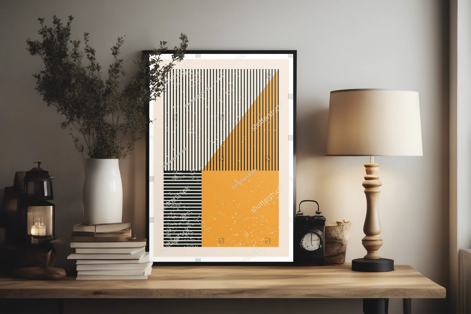 Geometryczne kompozycje w subtelnych odcieniach