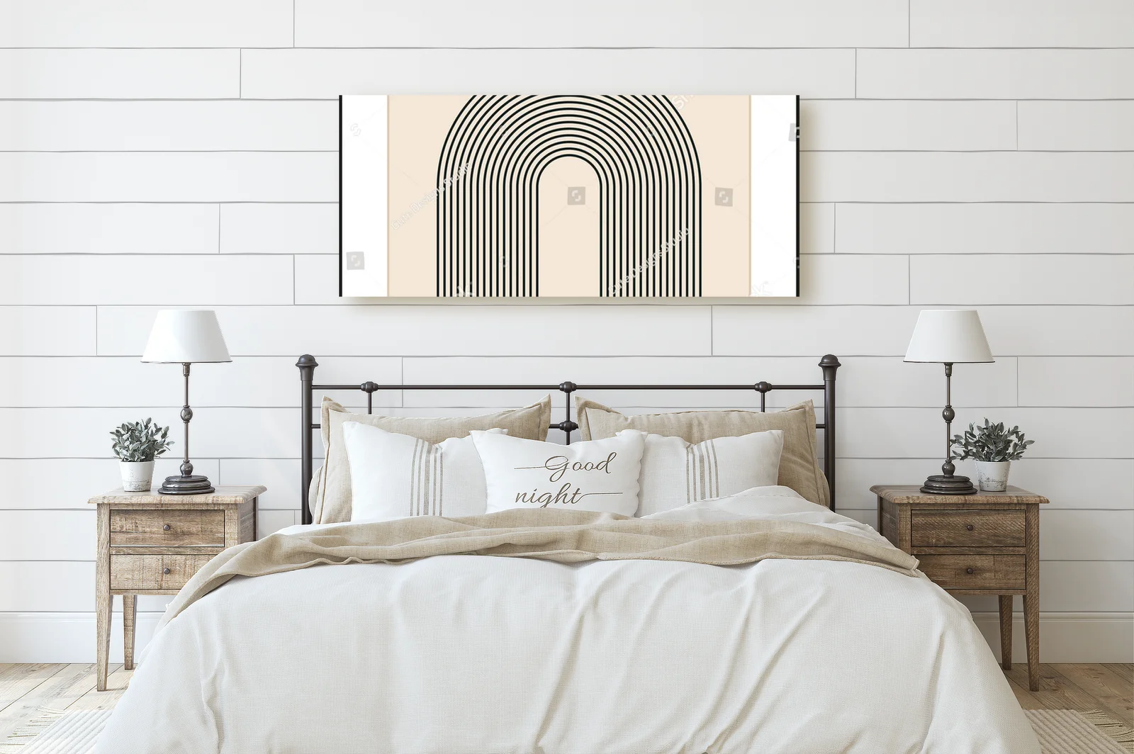 Geometryczne kształty w pastelowych odcieniach