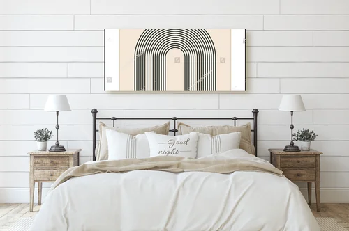 Geometryczne kształty w pastelowych odcieniach