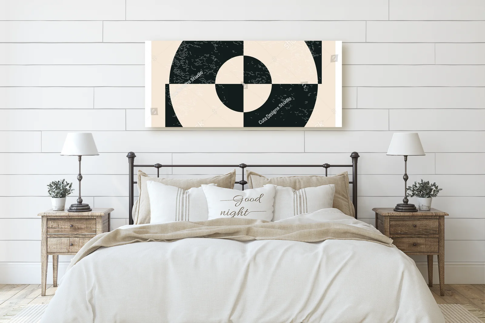 Nowoczesny plakat w geometrycznym stylu lat 20-tych