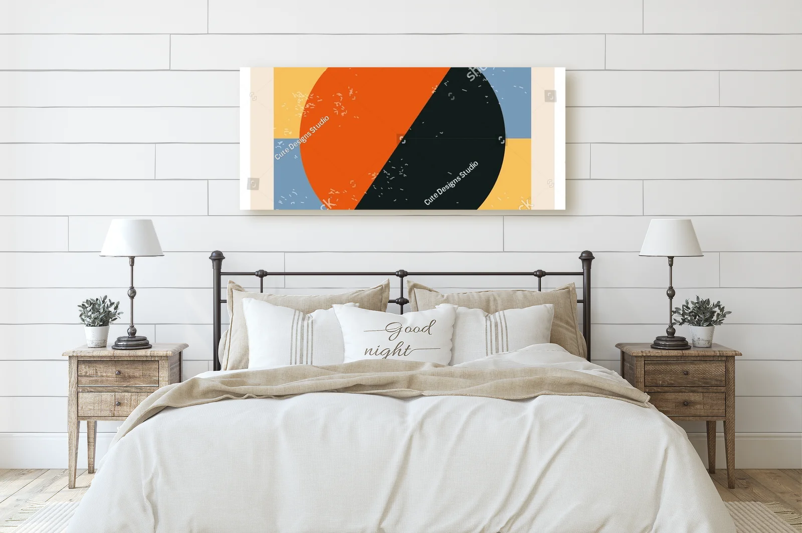 Geometryczne inspiracje w miodowych tonacjach