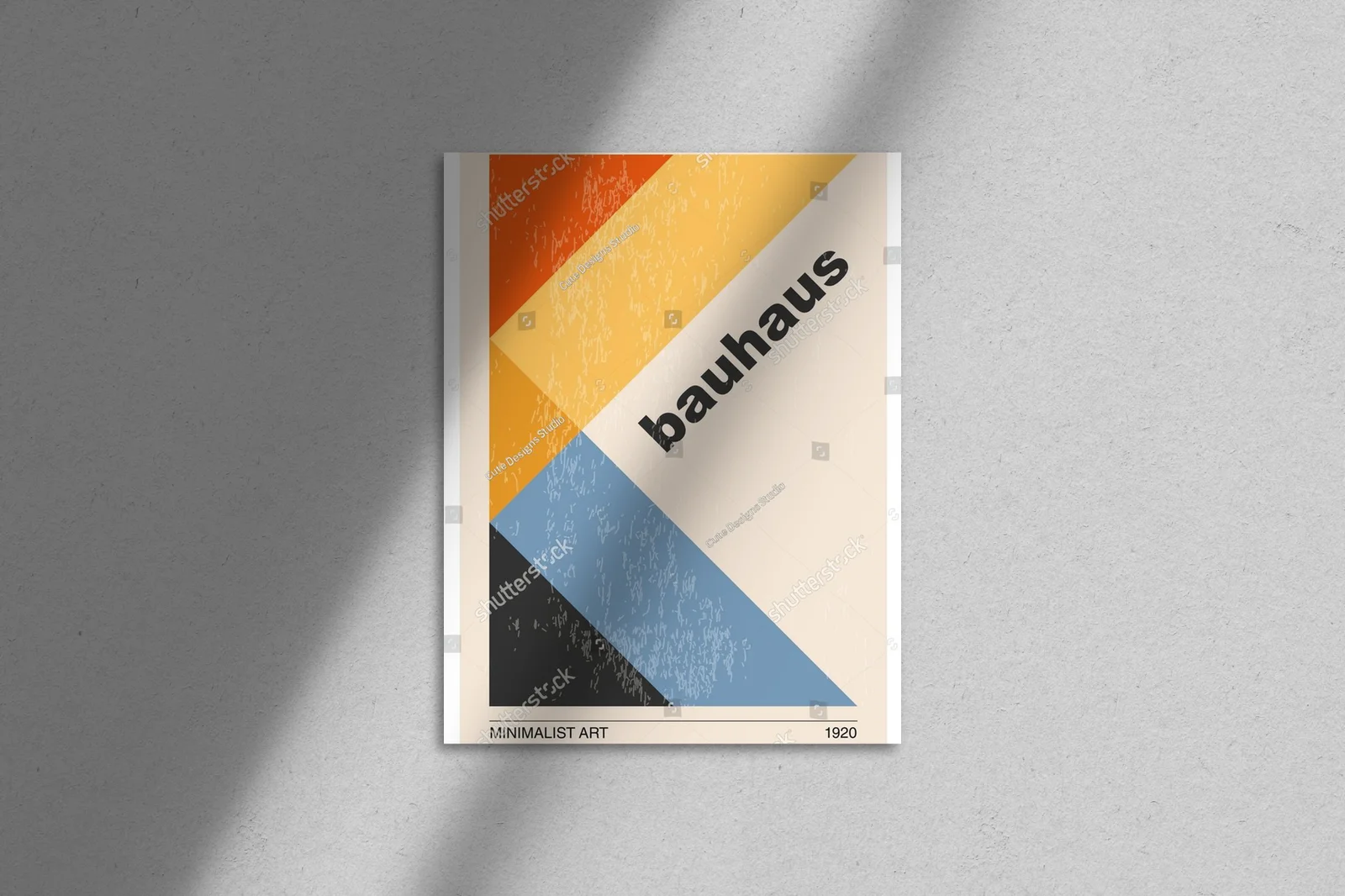 Geometria w pastelowych tonach lat 20.