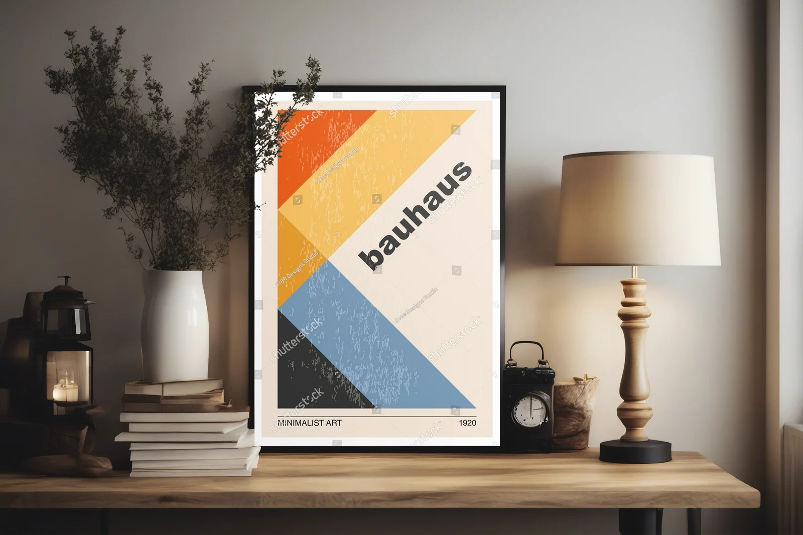 Geometria w pastelowych tonach lat 20.