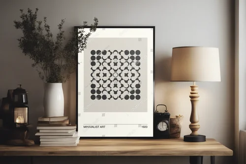 Geometryczna elegancja lat 20. w ponadczasowych barwach