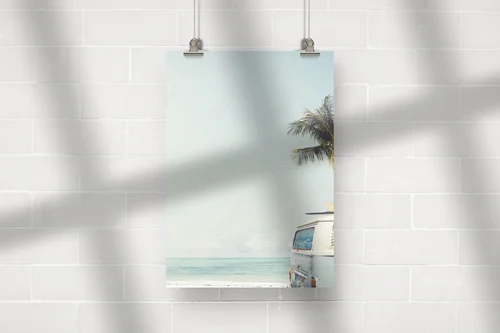 Podróż w Retro Stylu na Tropikalnej Plaży
