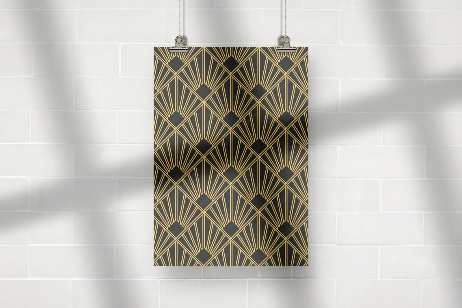 Elegancka harmonia Art Deco w ciemnych odcieniach