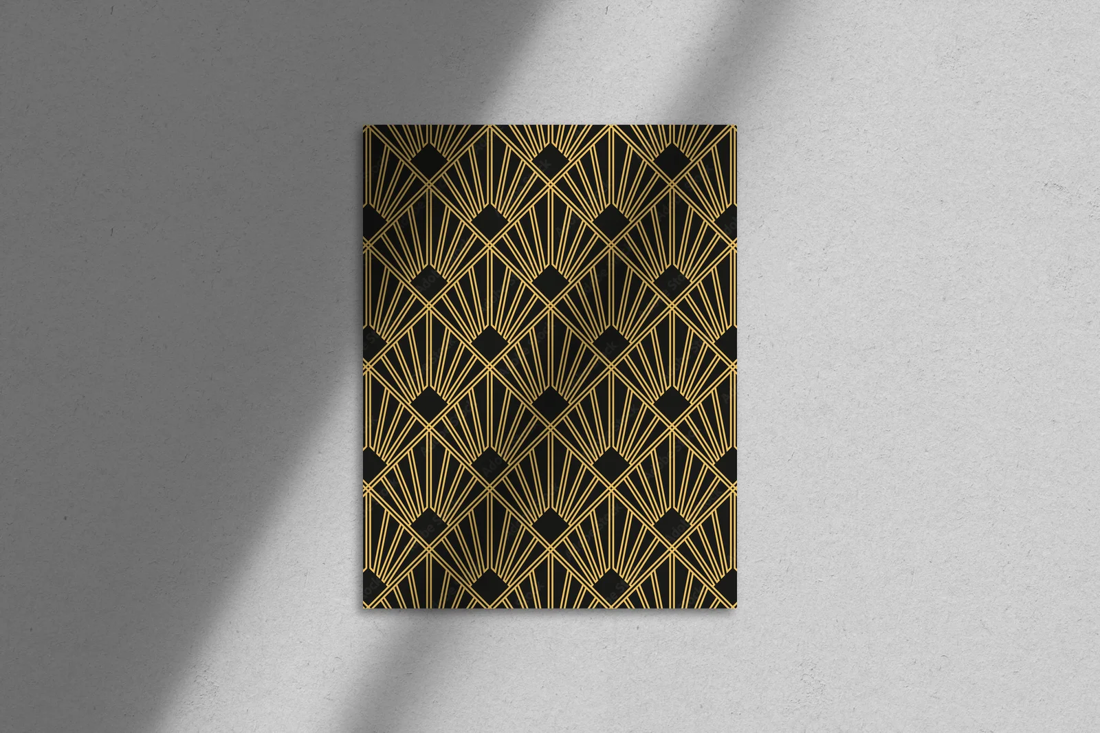 Elegancka harmonia Art Deco w ciemnych odcieniach
