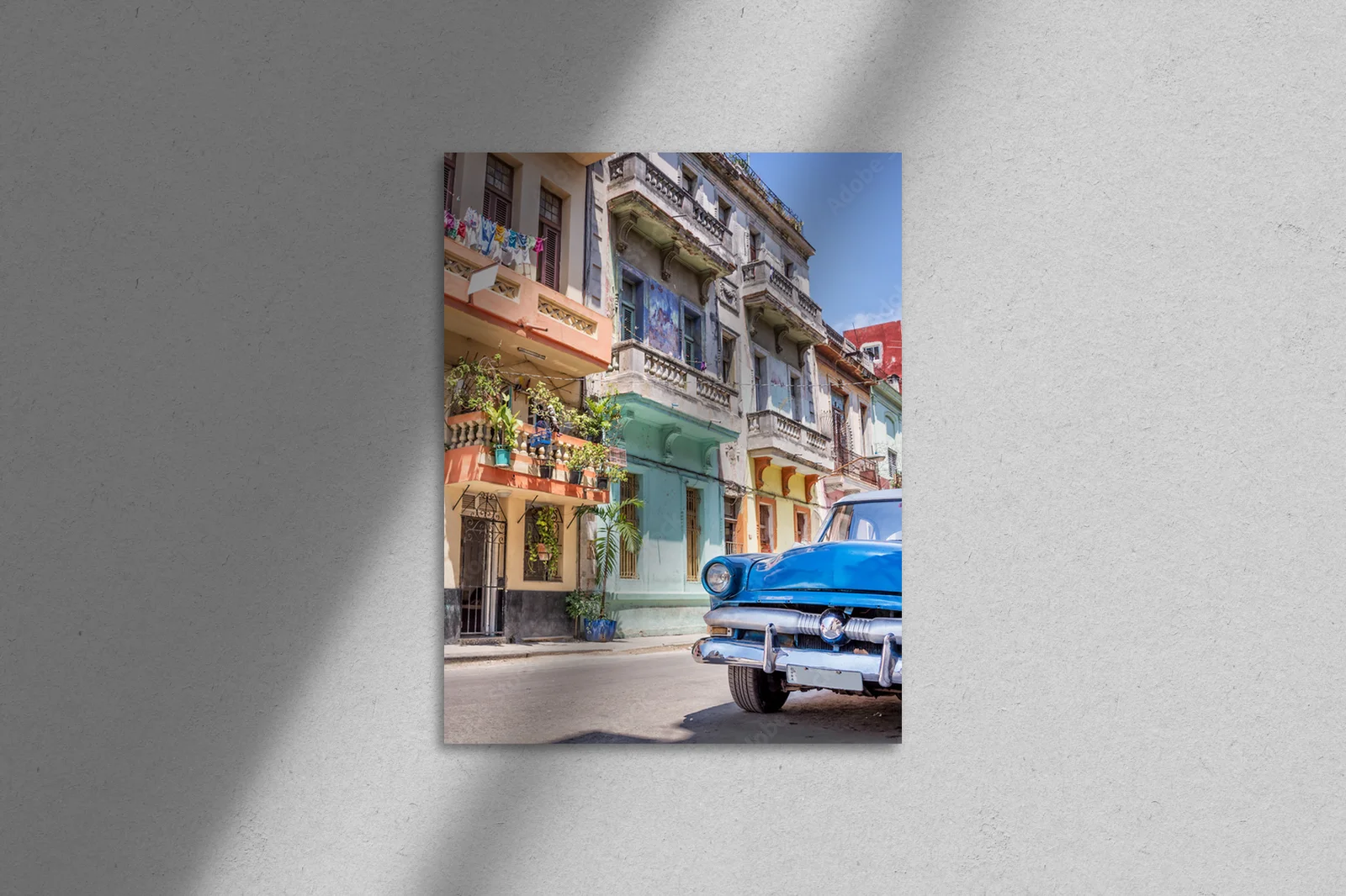 Egzotyczne kolory Hawany - Retro motyw uliczny