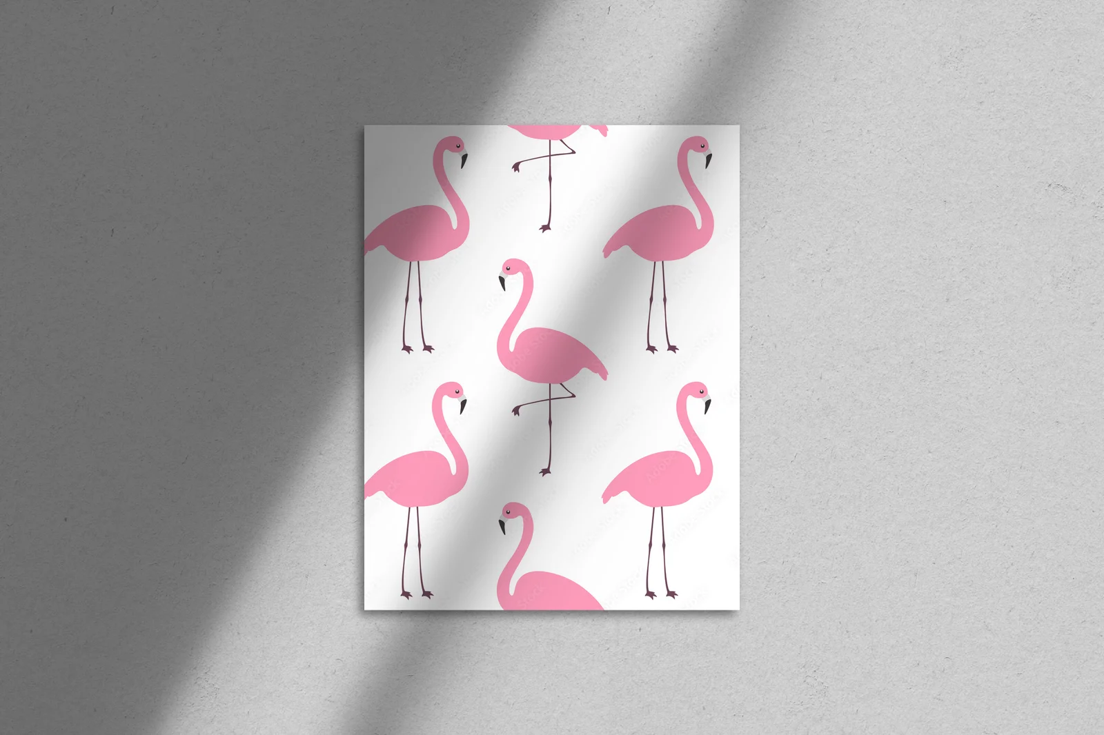 Eleganckie flamingi w delikatnym różu