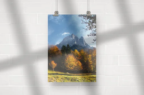 Autumnal pejzaż z leśnymi inspiracjami