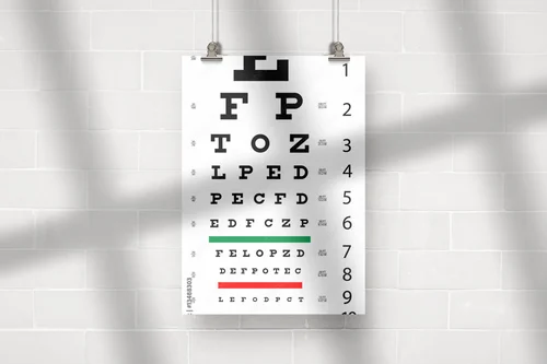 Elegancka tablica diagnostyczna w minimalistycznym stylu