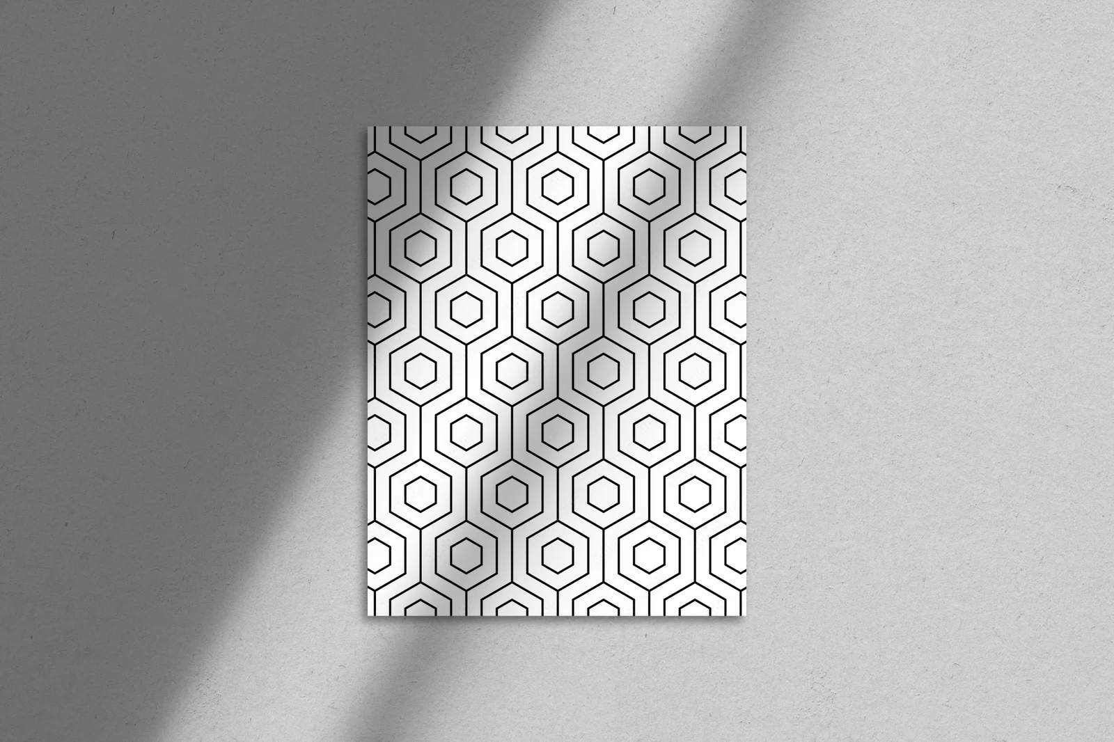 Monochromatyczna elegancja w geometrycznych formach