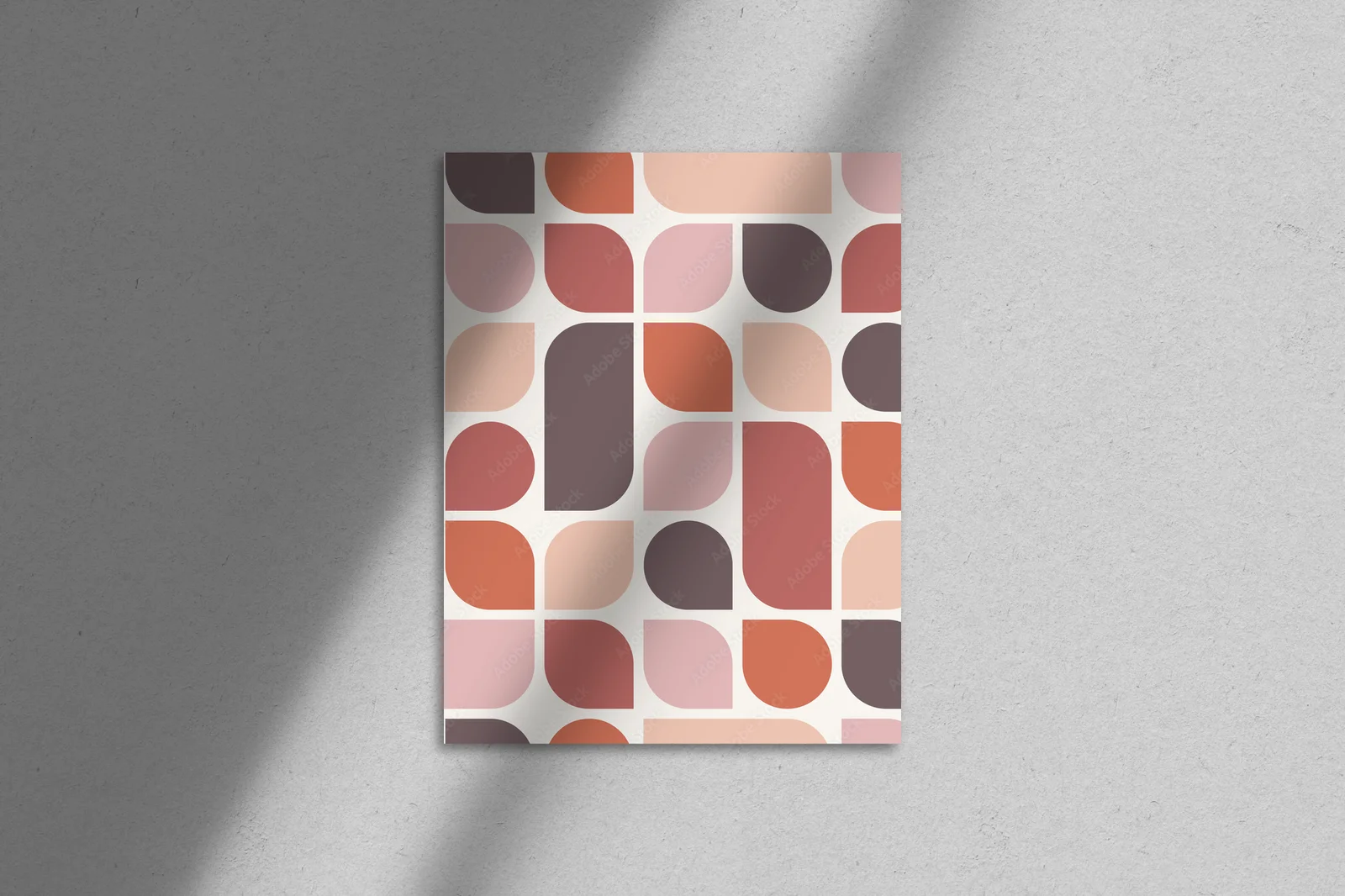 Abstrakcyjne boho w geometrycznym stylu