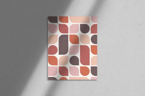 Abstrakcyjne boho w geometrycznym stylu