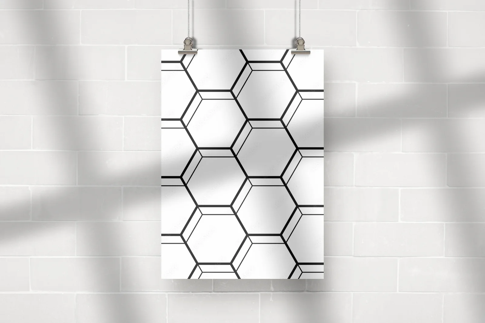 Elegancka geometria w monochromatycznej harmonii