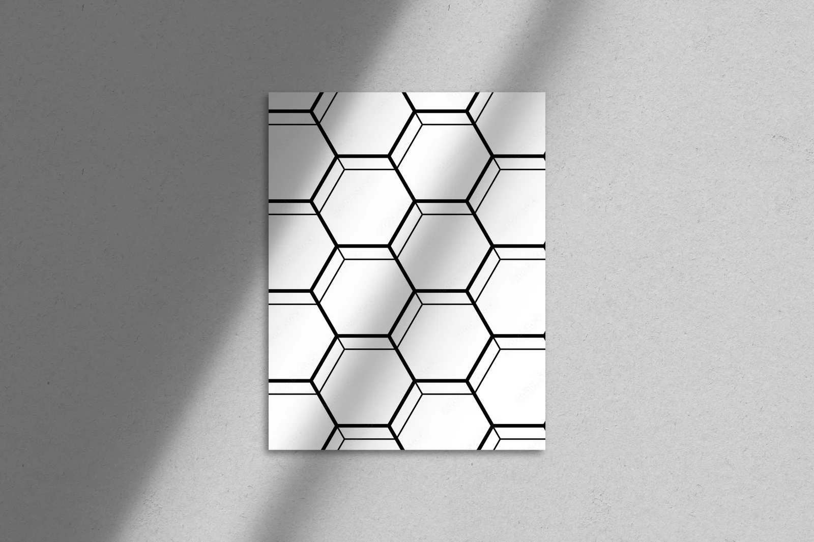 Elegancka geometria w monochromatycznej harmonii