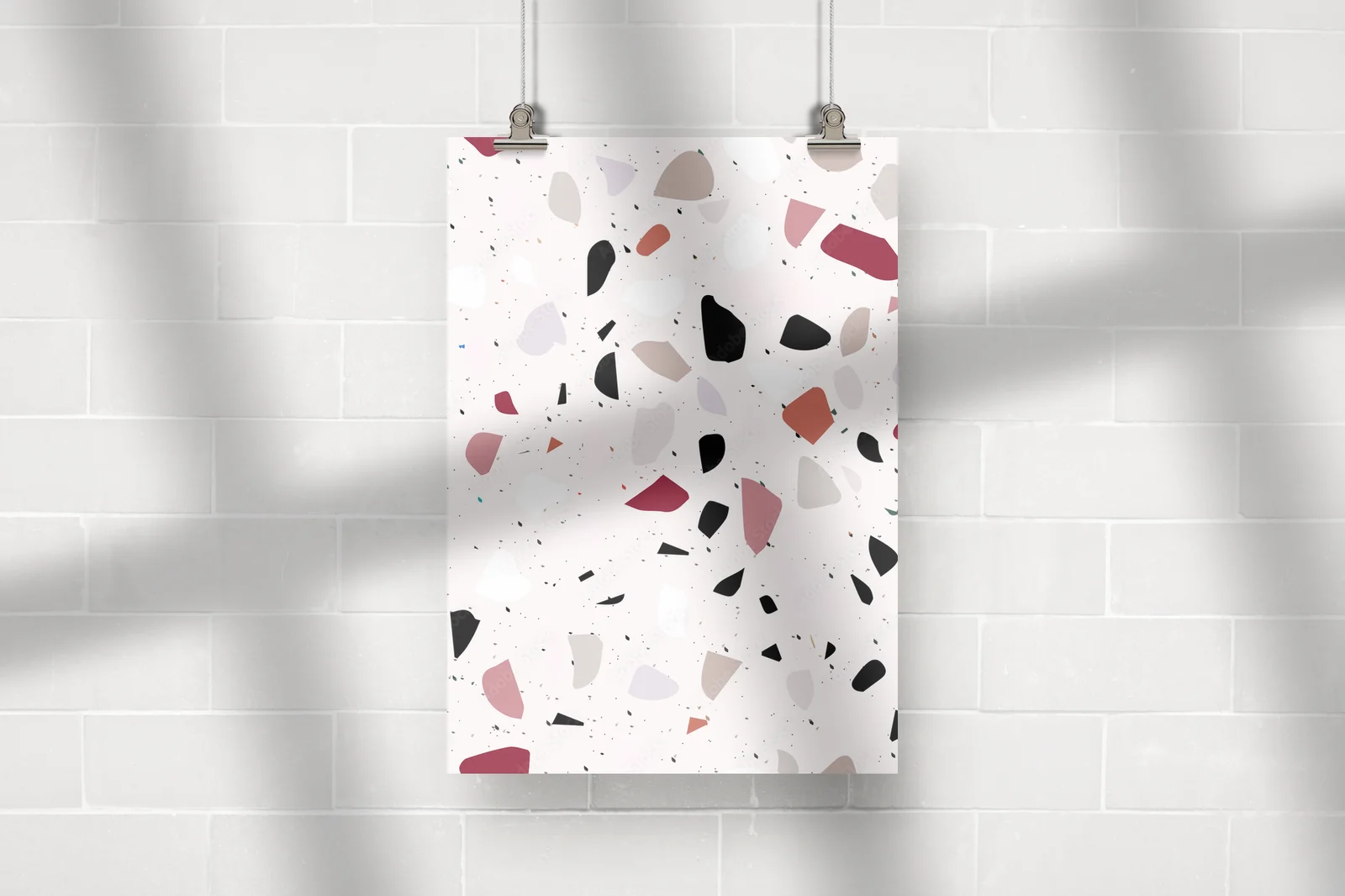 Elegancki terrazzo w subtelnych odcieniach