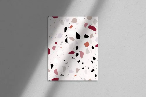 Elegancki terrazzo w subtelnych odcieniach