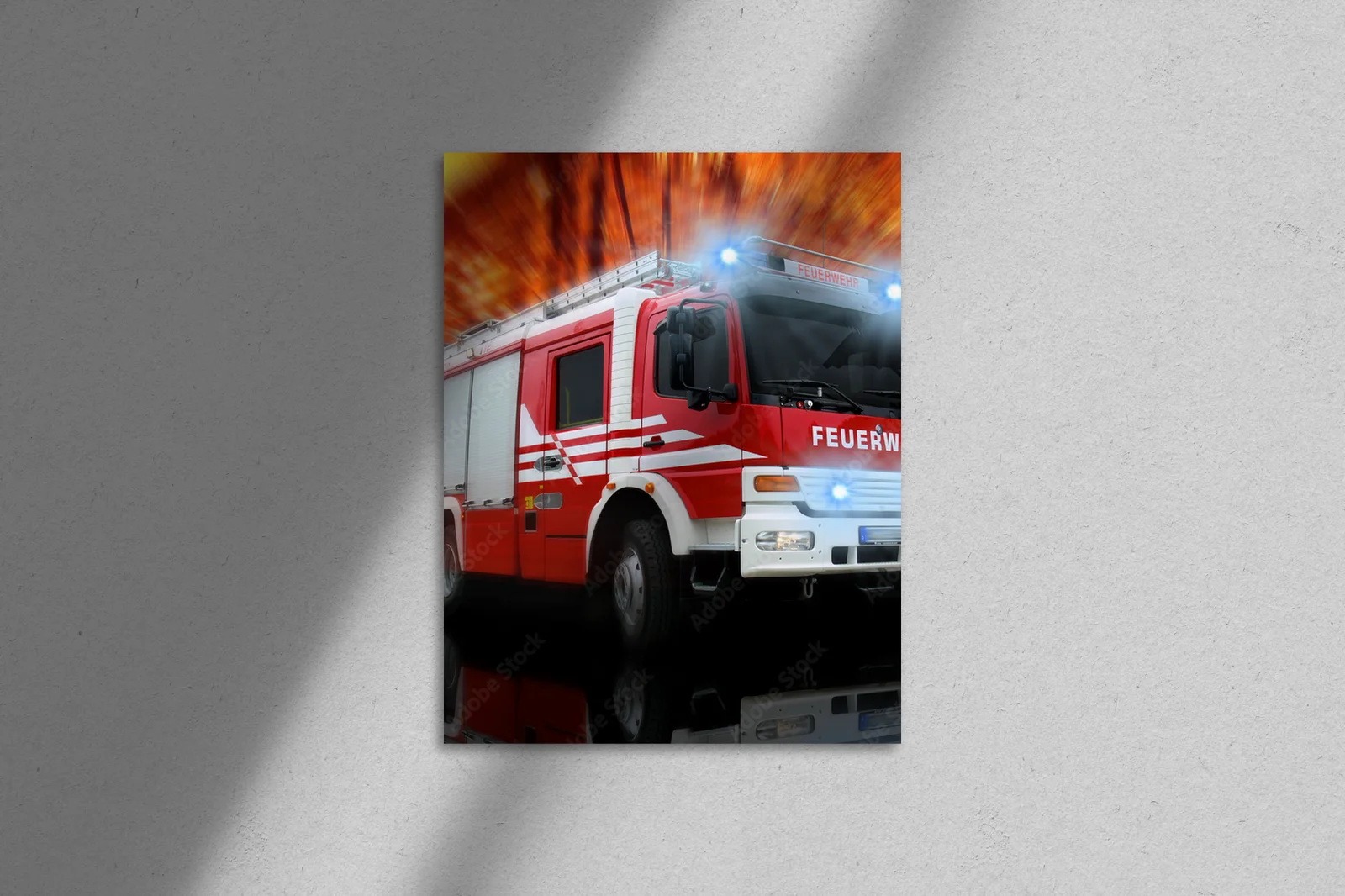 Mocne cienie i dynamika na czarnym tle