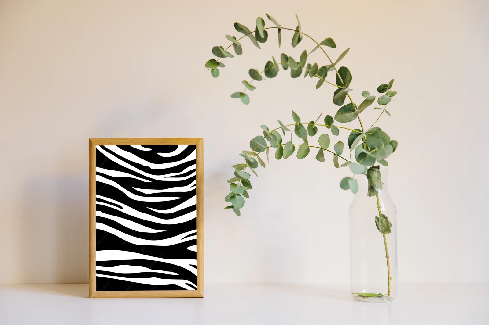 Zebra w czerni i bieli - gra kontrastów