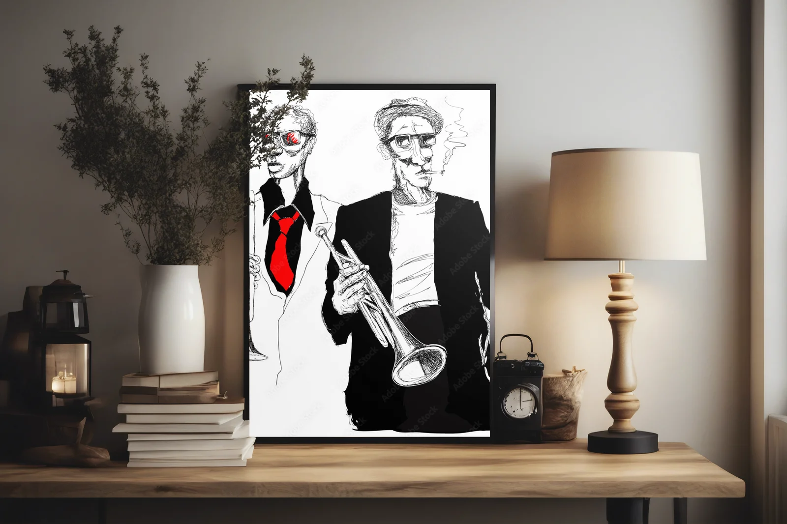 Muzykalna pasja w bieli: Trębacze na tle harmonii