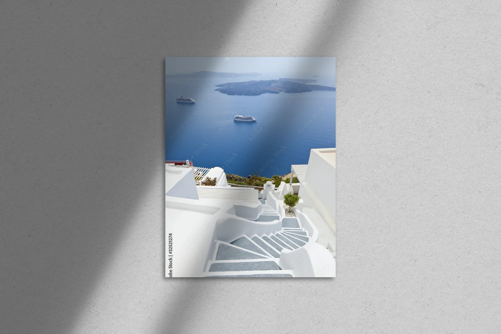 Morska harmonia w odcieniach Santorini