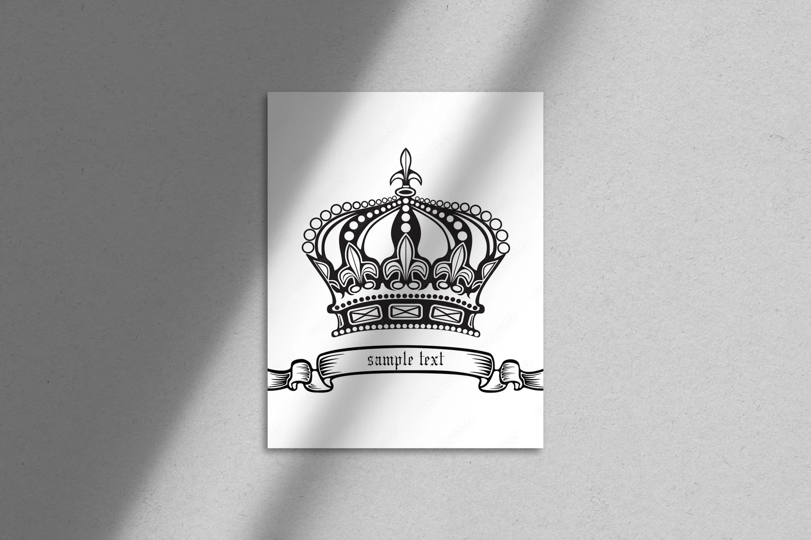 Majestatyczna elegancja korony w białej palecie