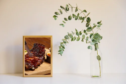 Aromatyczne żeberka BBQ w rustykalnym stylu