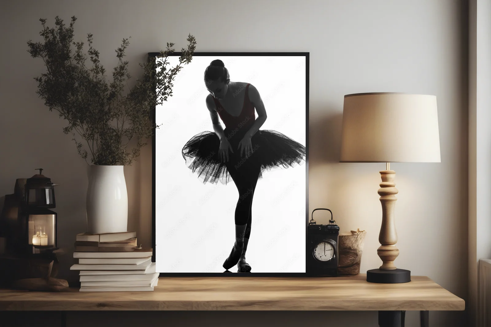 Balerina w lśniącej bieli - elegancja i lekkość