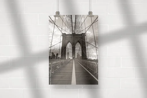 Wznoszący się Brooklyn w nostalgicznych odcieniach