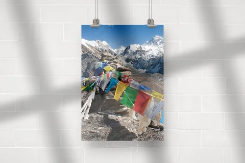 Niebiańska panorama Everestu z Gokyo Ri
