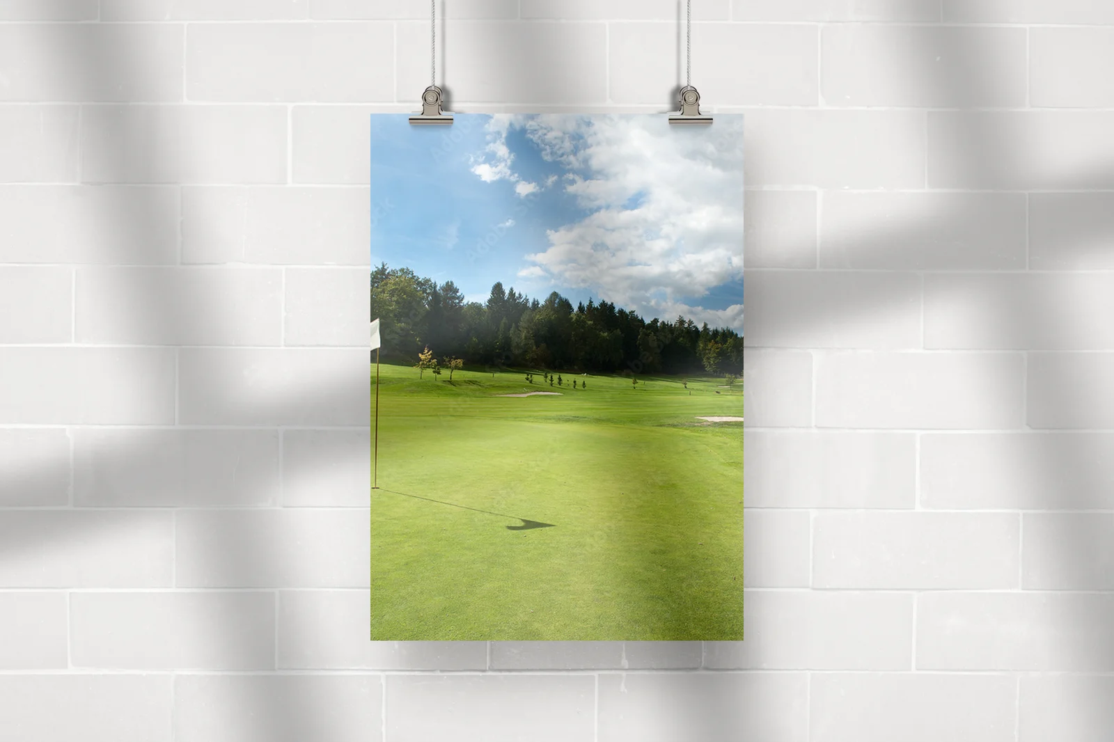 Nostalgiczna podróż po słonecznym polu golfowym