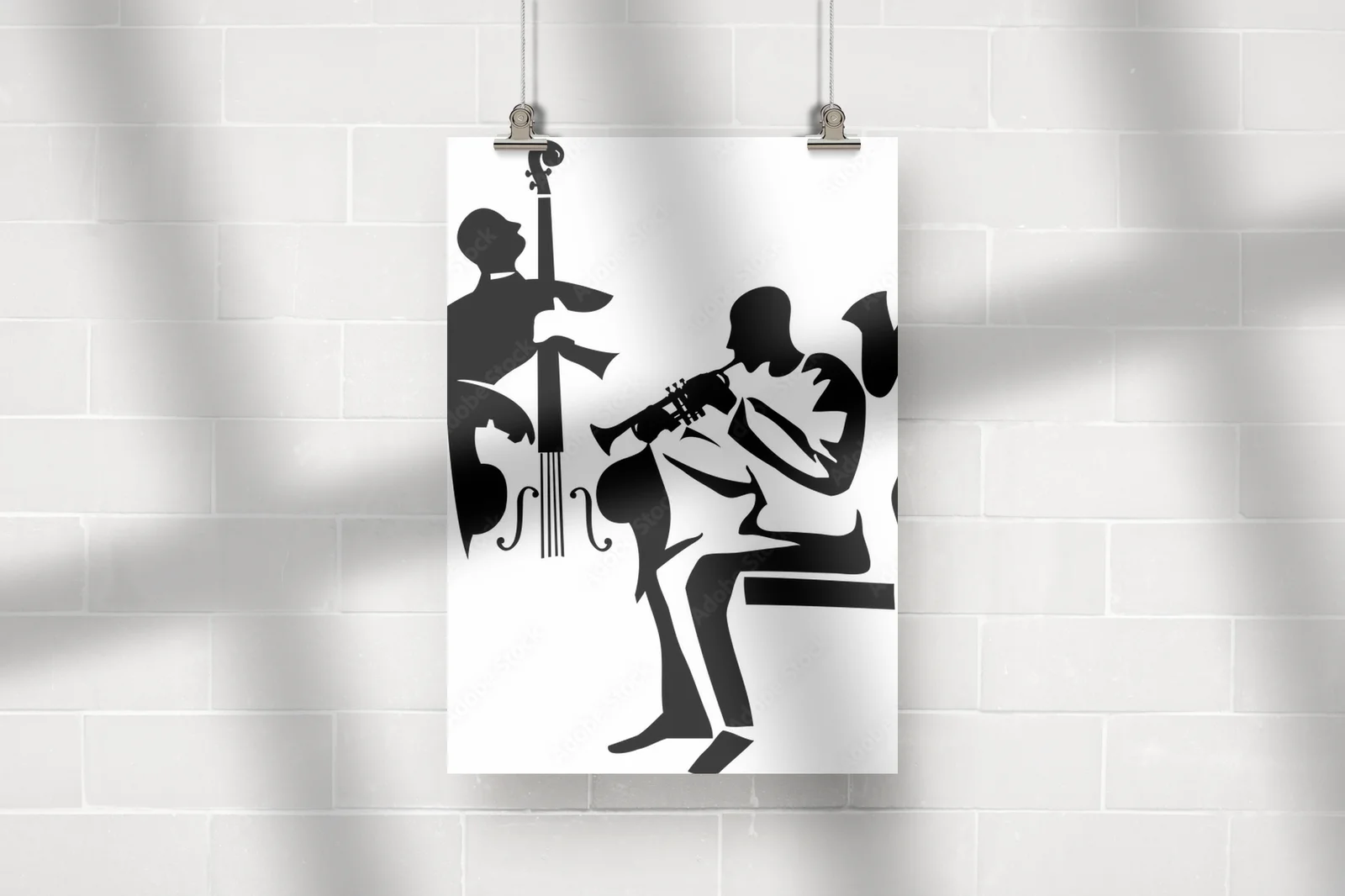 Jazzowy kwartet w białej symfonii emocji