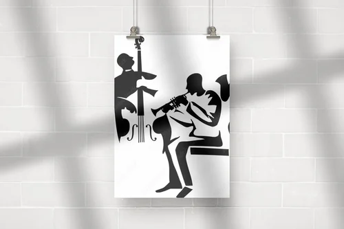 Jazzowy kwartet w białej symfonii emocji