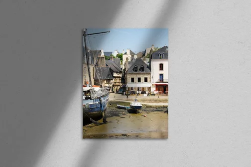 Urokliwy port auray w pastelowych odcieniach