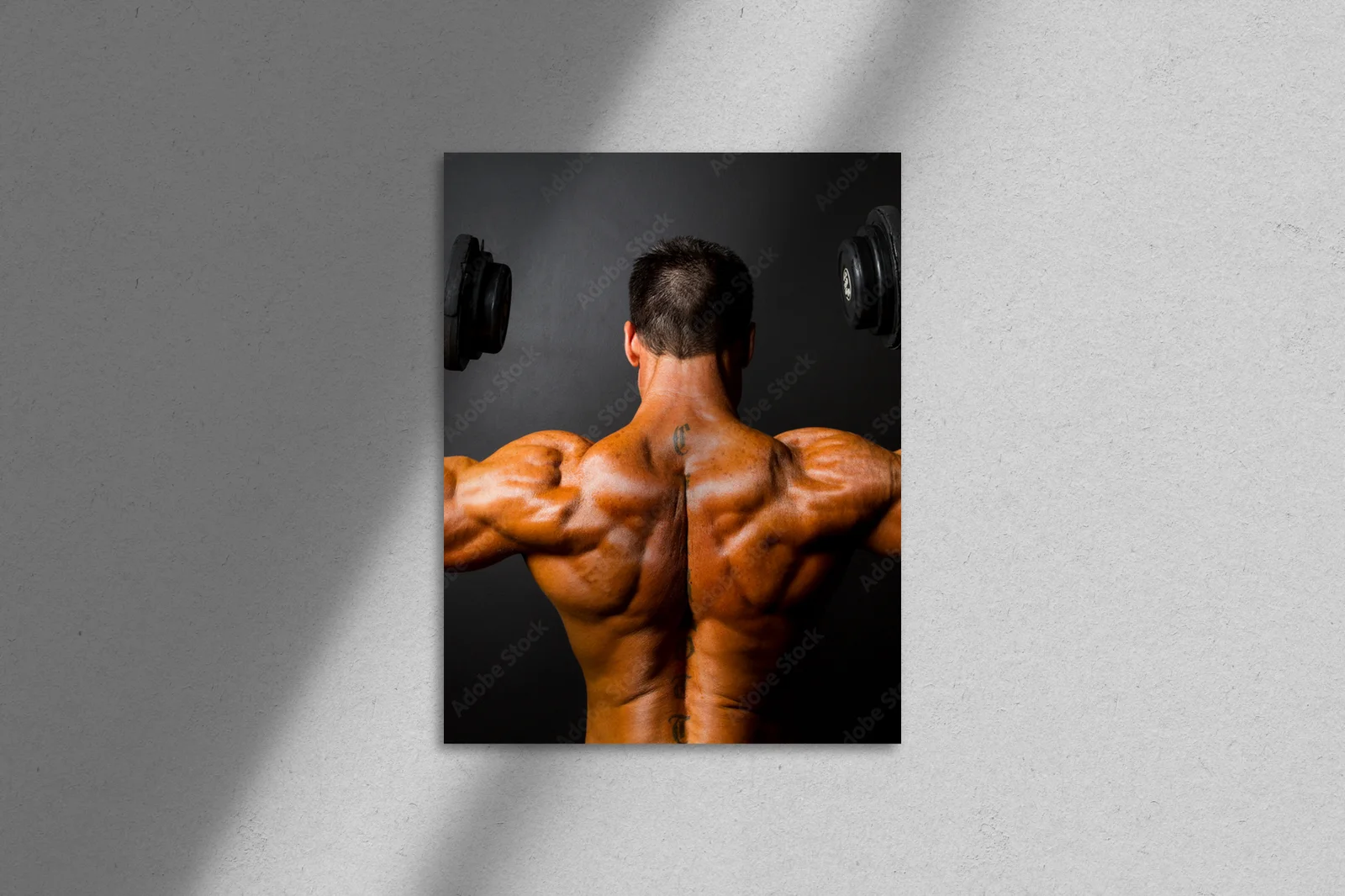 Moc i pasja w czerni: bodybuilding w perfekcji