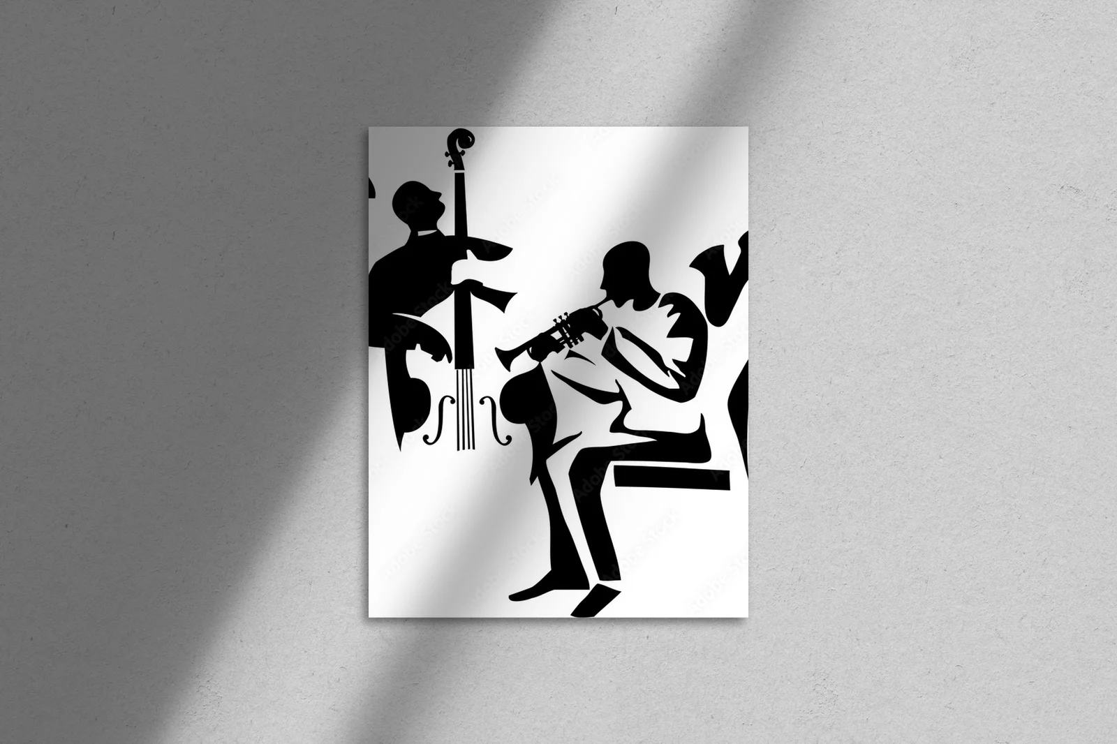 Jazzowy kwartet w białej symfonii emocji