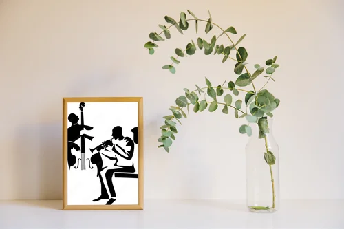 Jazzowy kwartet w białej symfonii emocji