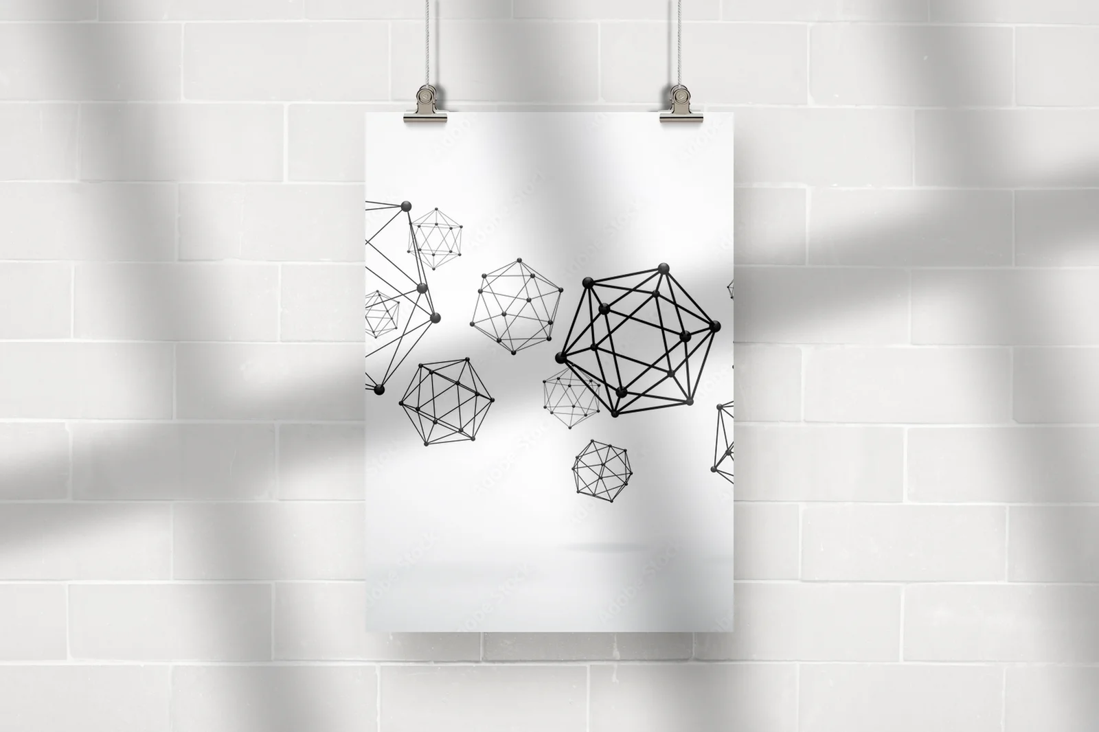 Geometryczna harmonijność w subtelnej bieli