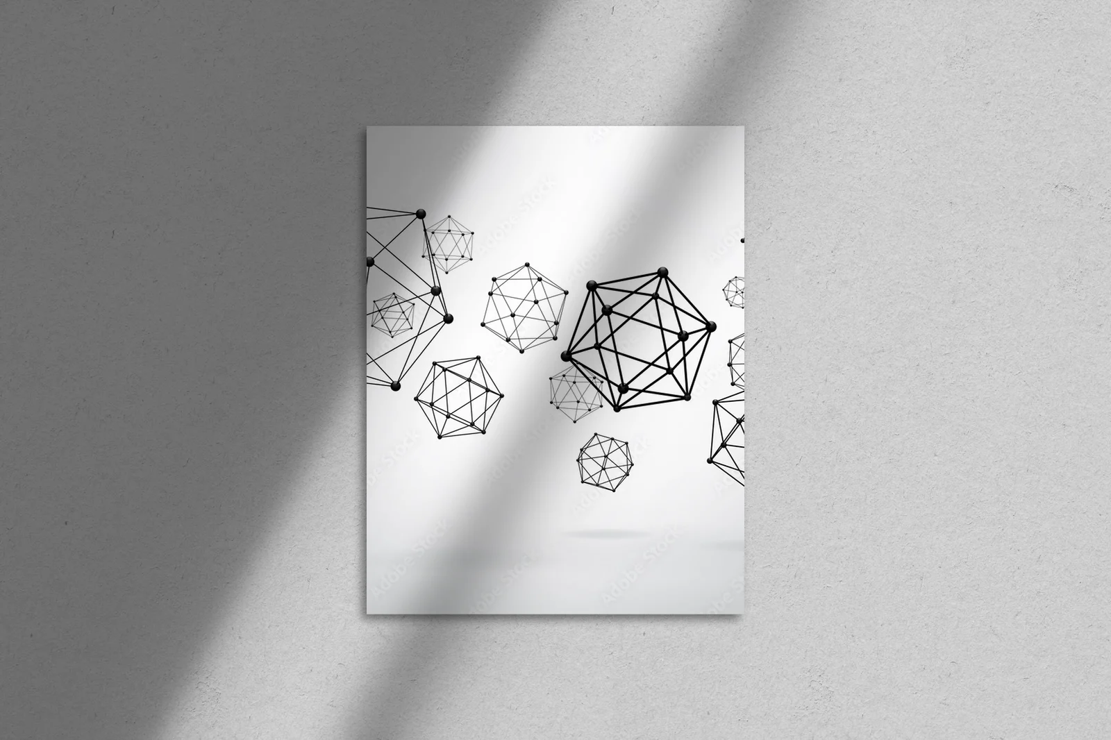 Geometryczna harmonijność w subtelnej bieli