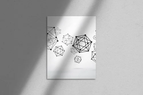 Geometryczna harmonijność w subtelnej bieli