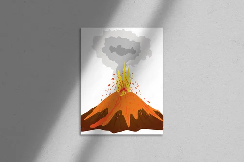 Eruptujące piękno wulkanicznego krajobrazu