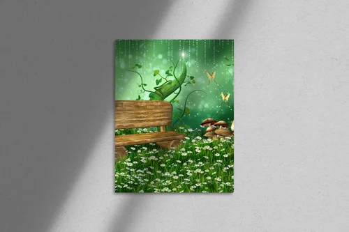 Magiczna przestrzeń pełna zieleni i fantazji