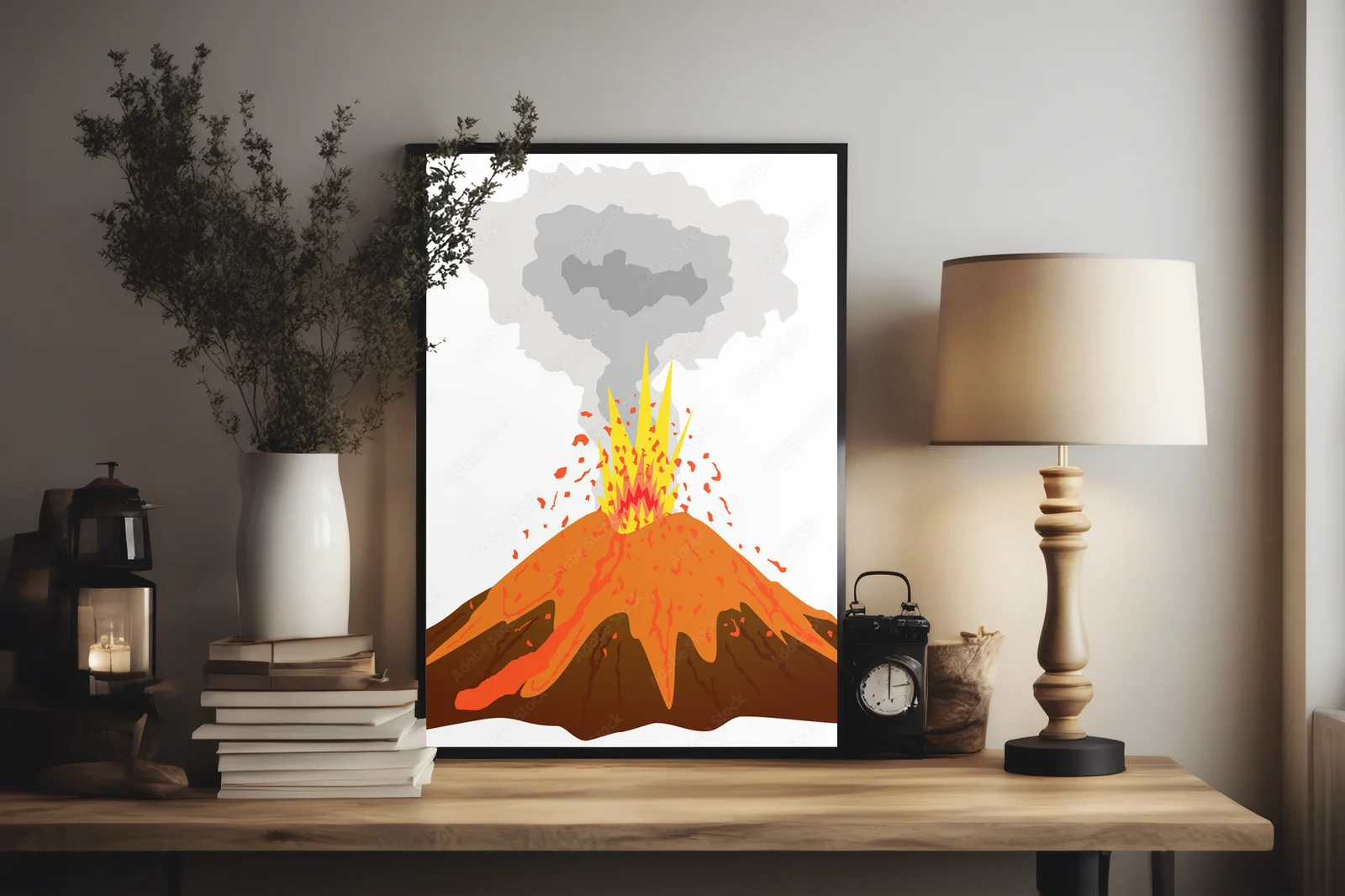 Eruptujące piękno wulkanicznego krajobrazu