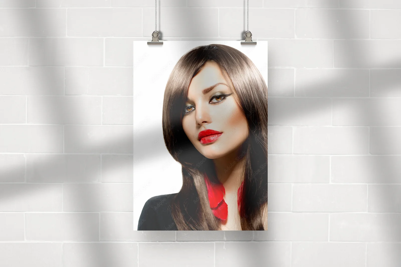 Stylowy portret kobiety w eleganckiej bieli