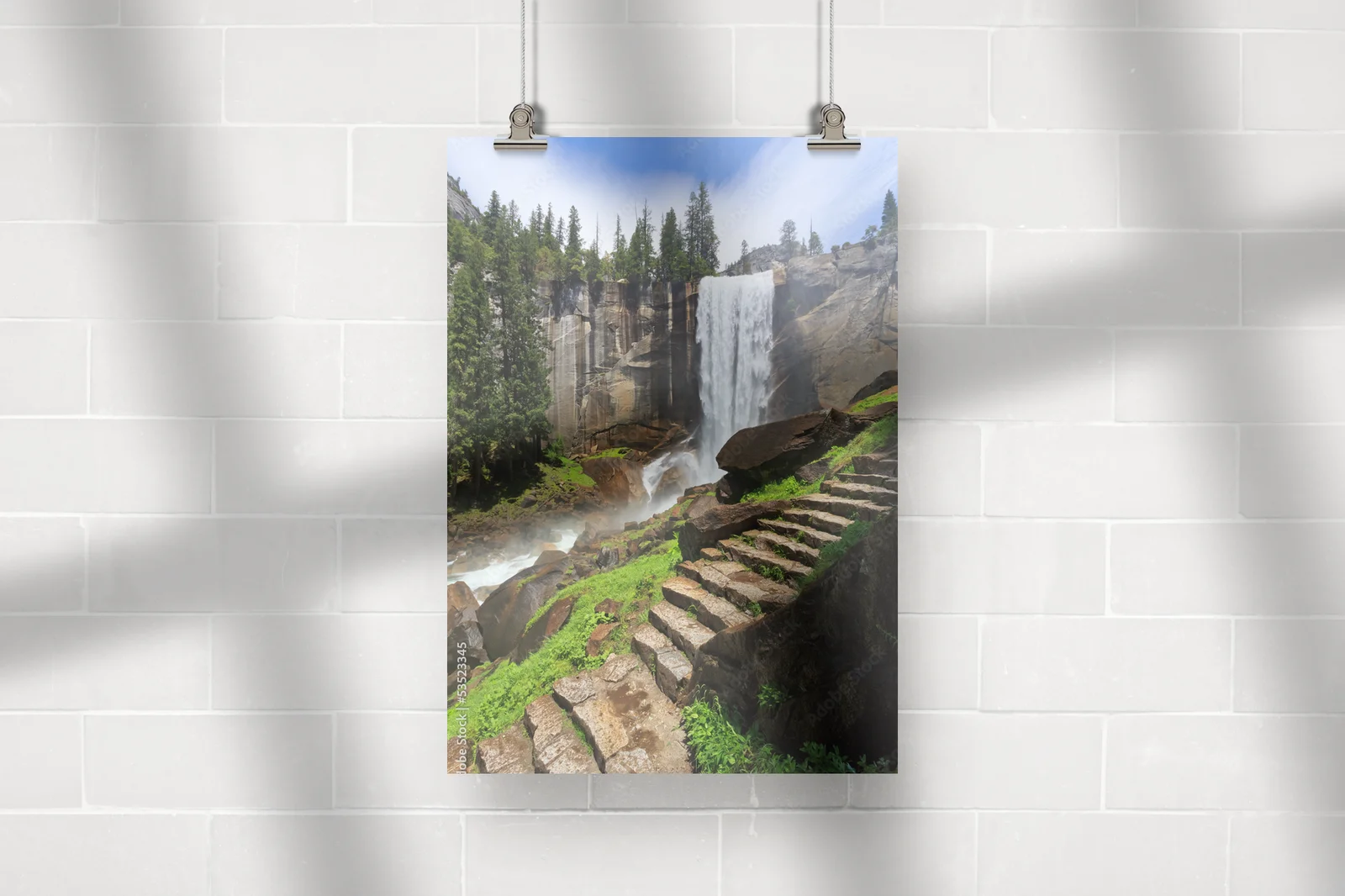 Mistyczna moc Vernal Fall w Yosemite