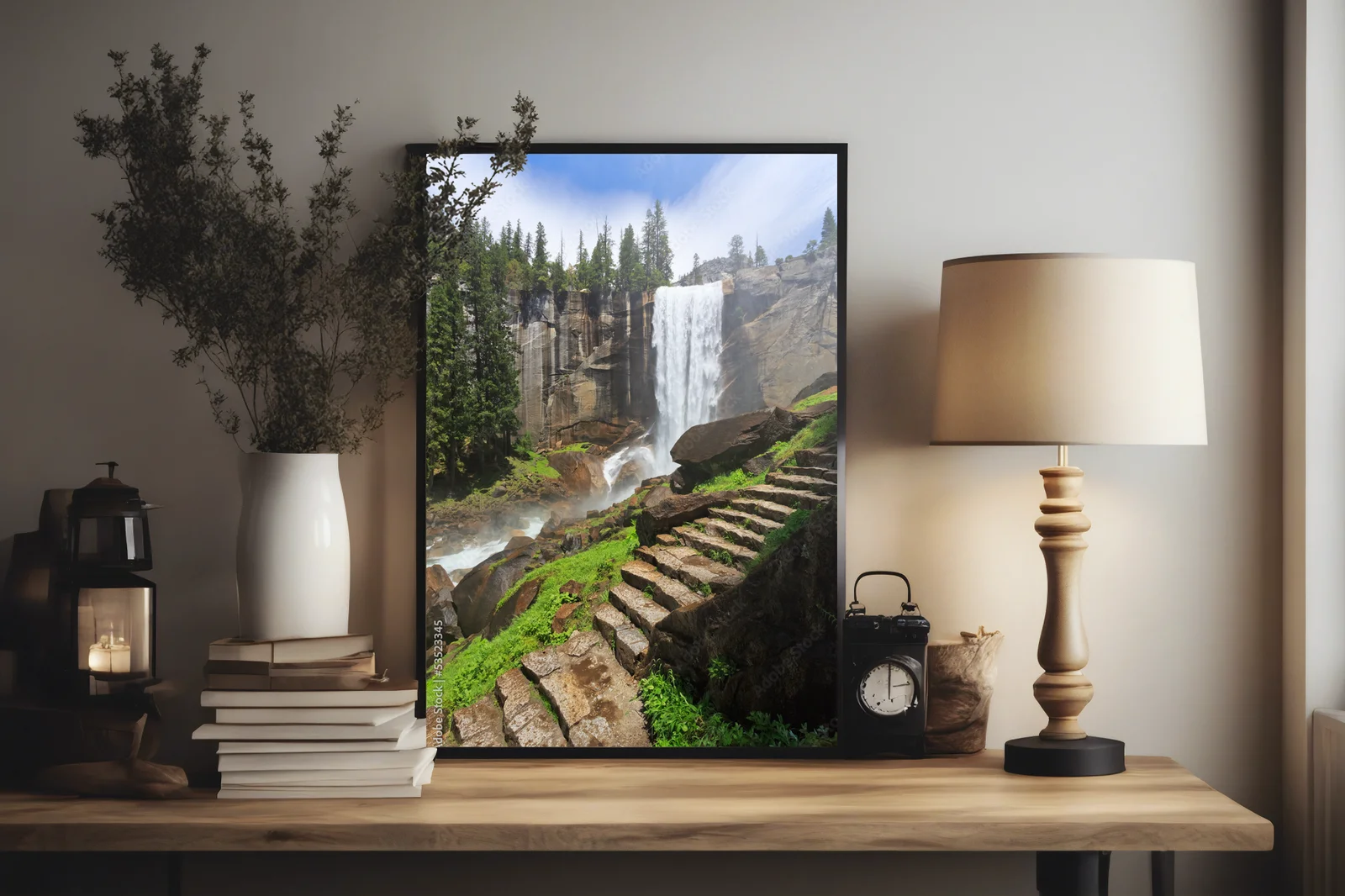 Mistyczna moc Vernal Fall w Yosemite